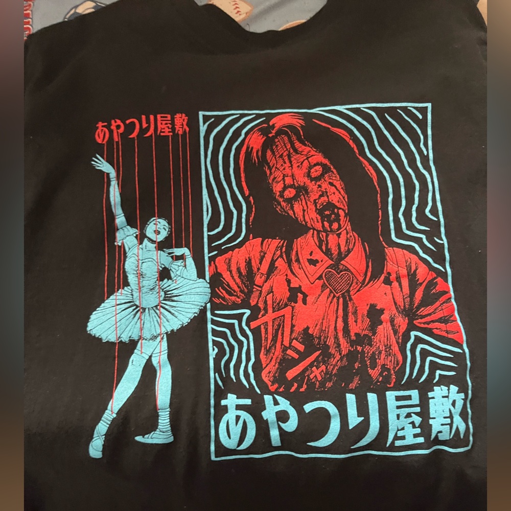 Black Junji Ito Graphic Tee